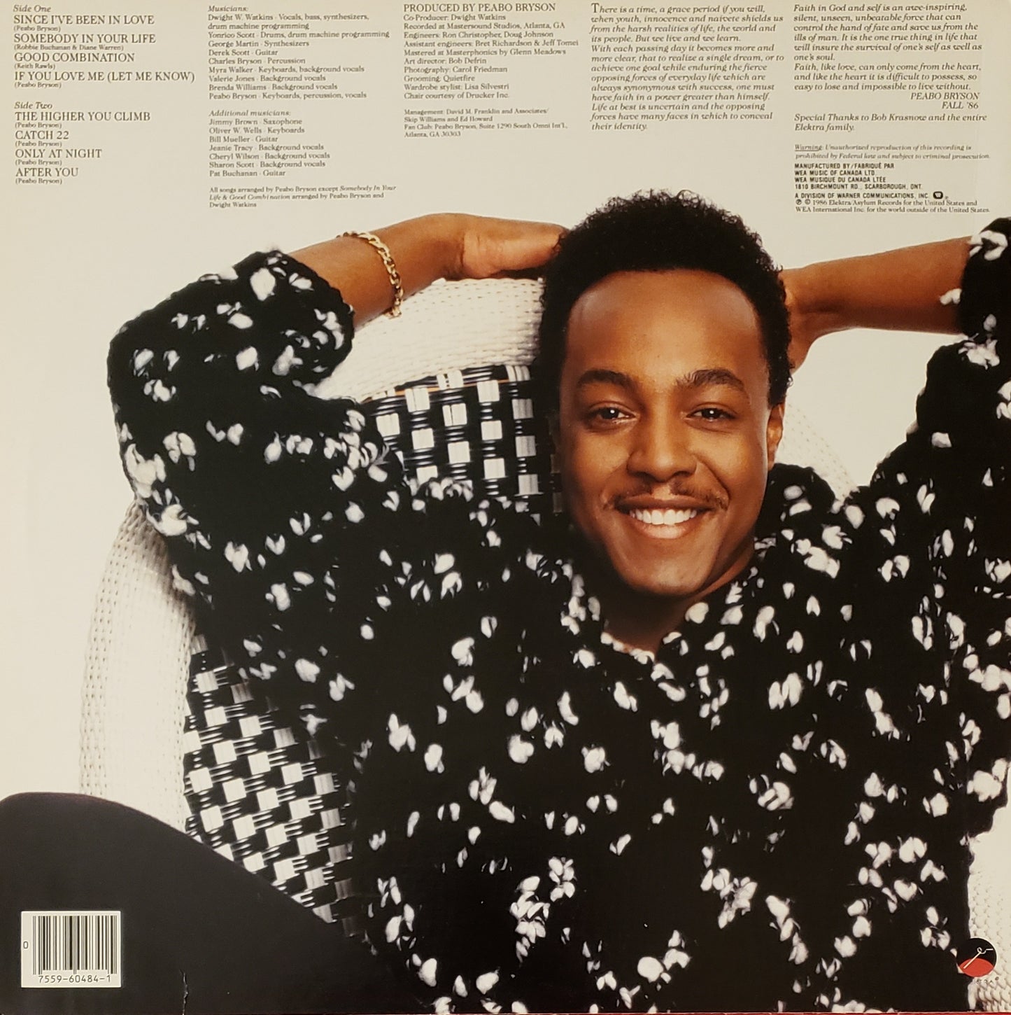 Peabo Bryson "Quiet Storm" (LP Vinyl)