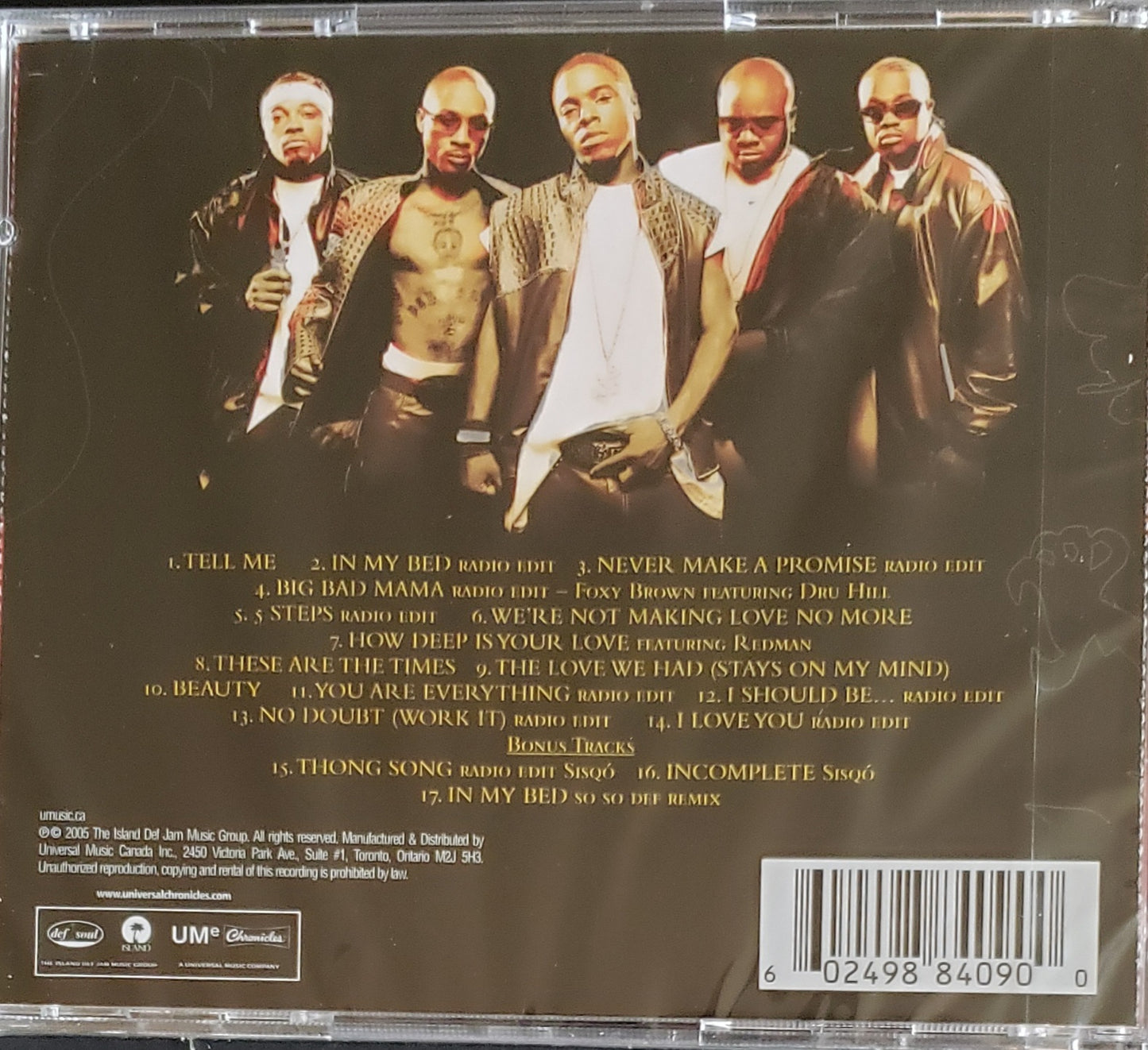 Dru Hill Hits (CD Album)