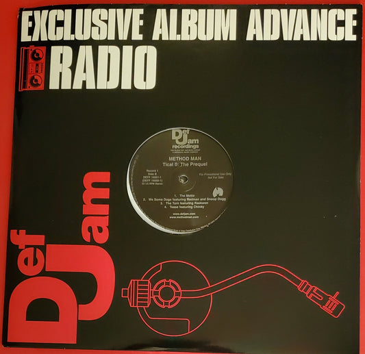 Method Man Tical 0: The Prequel (2X LP Vinyl Album)