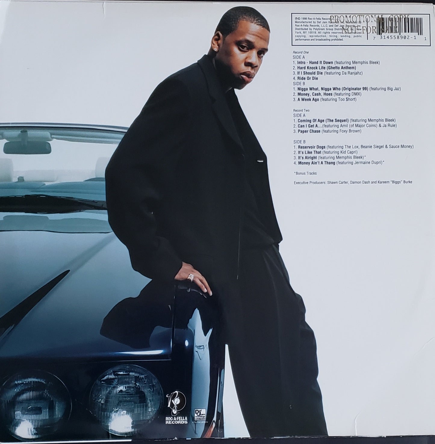 Jay-Z - Vol. 2 "Hard Knock Life" (2X LP Album)