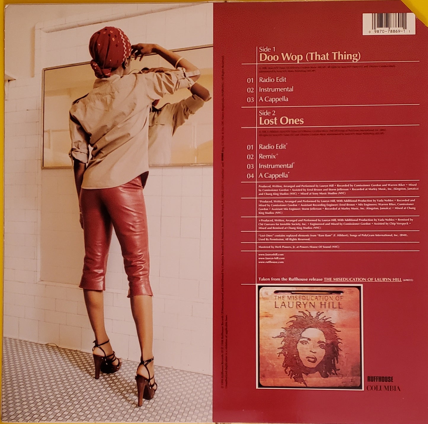 Lauryn Hill – Doo Wop (That Thing) / Lost Ones (12" Vinyl) VINTAGE!!