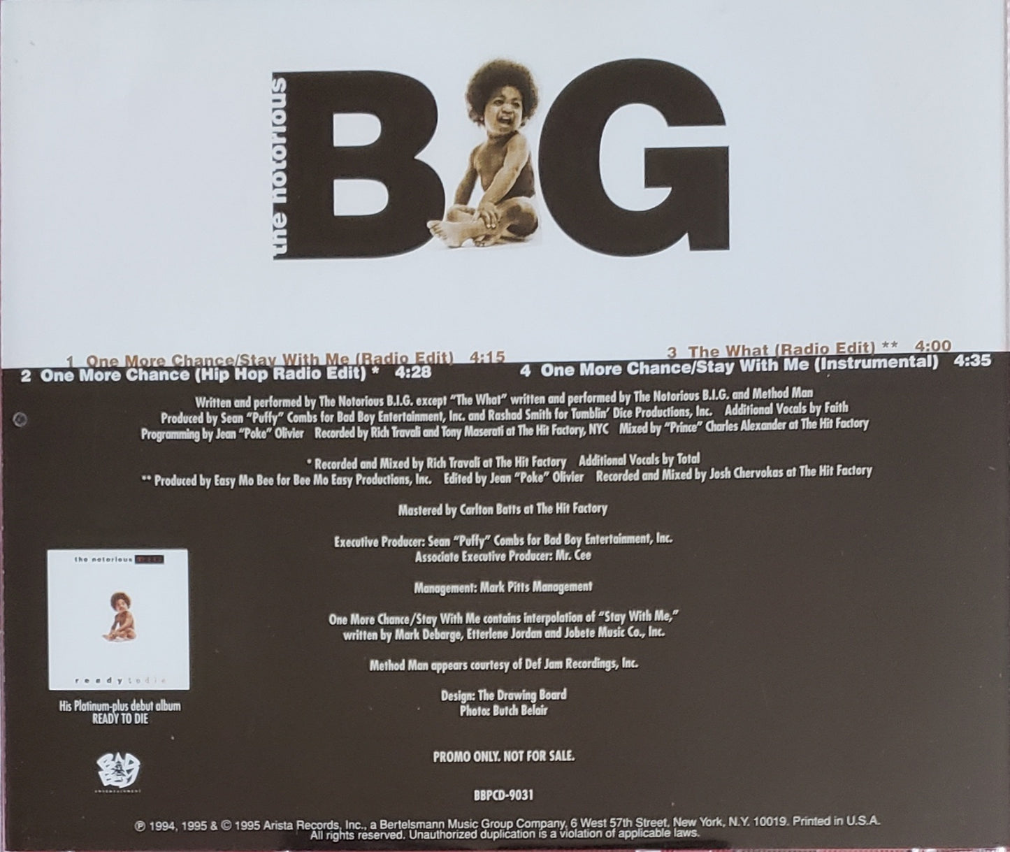 The Notorious B.I.G. One More Chance 4 Track Single (Audio CD)