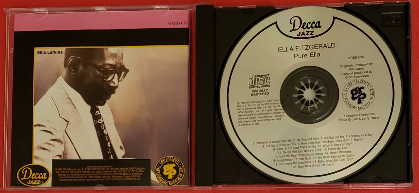 Ella Fitzgerald-Pure Ella (CD Album)