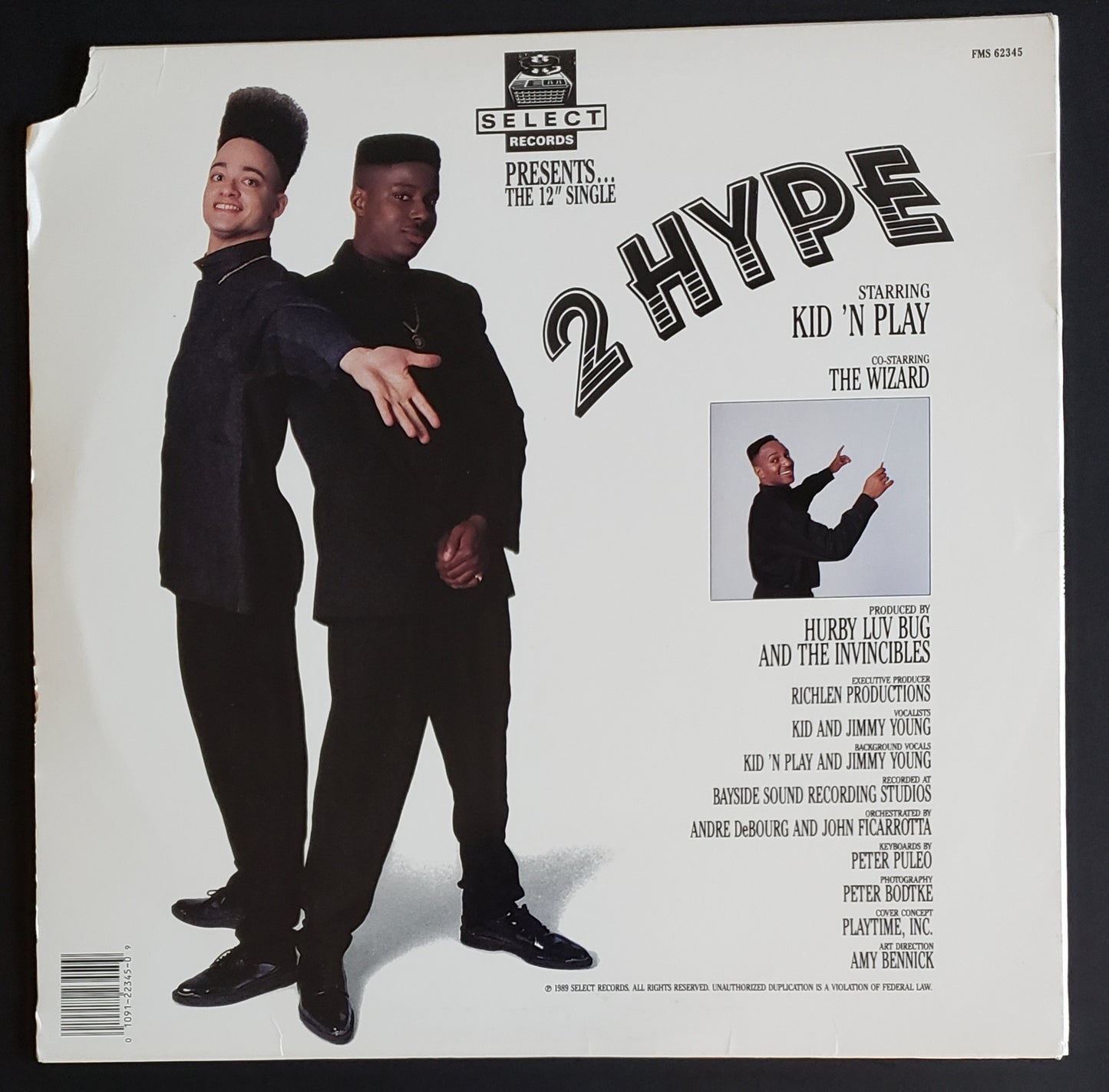 KID 'N PLAY"2 Hype" (12"'LP Vinyl)