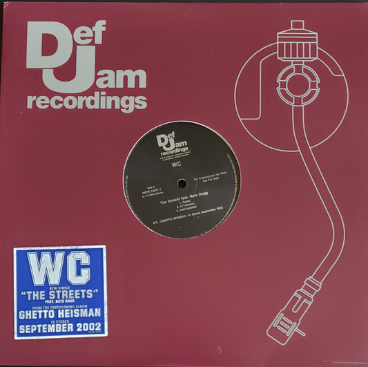 WC-The Streets/Wanna Ride (12"LP Vinyl)