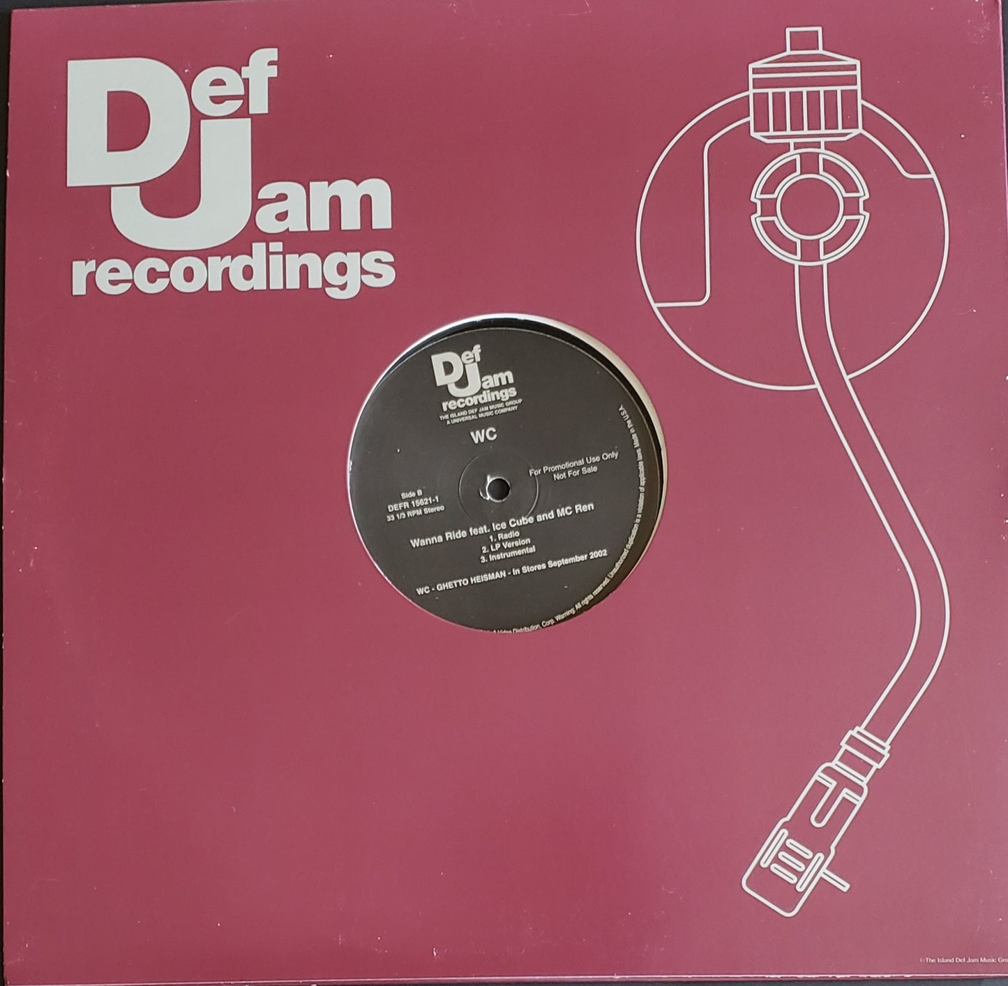 WC-The Streets/Wanna Ride (12"LP Vinyl)