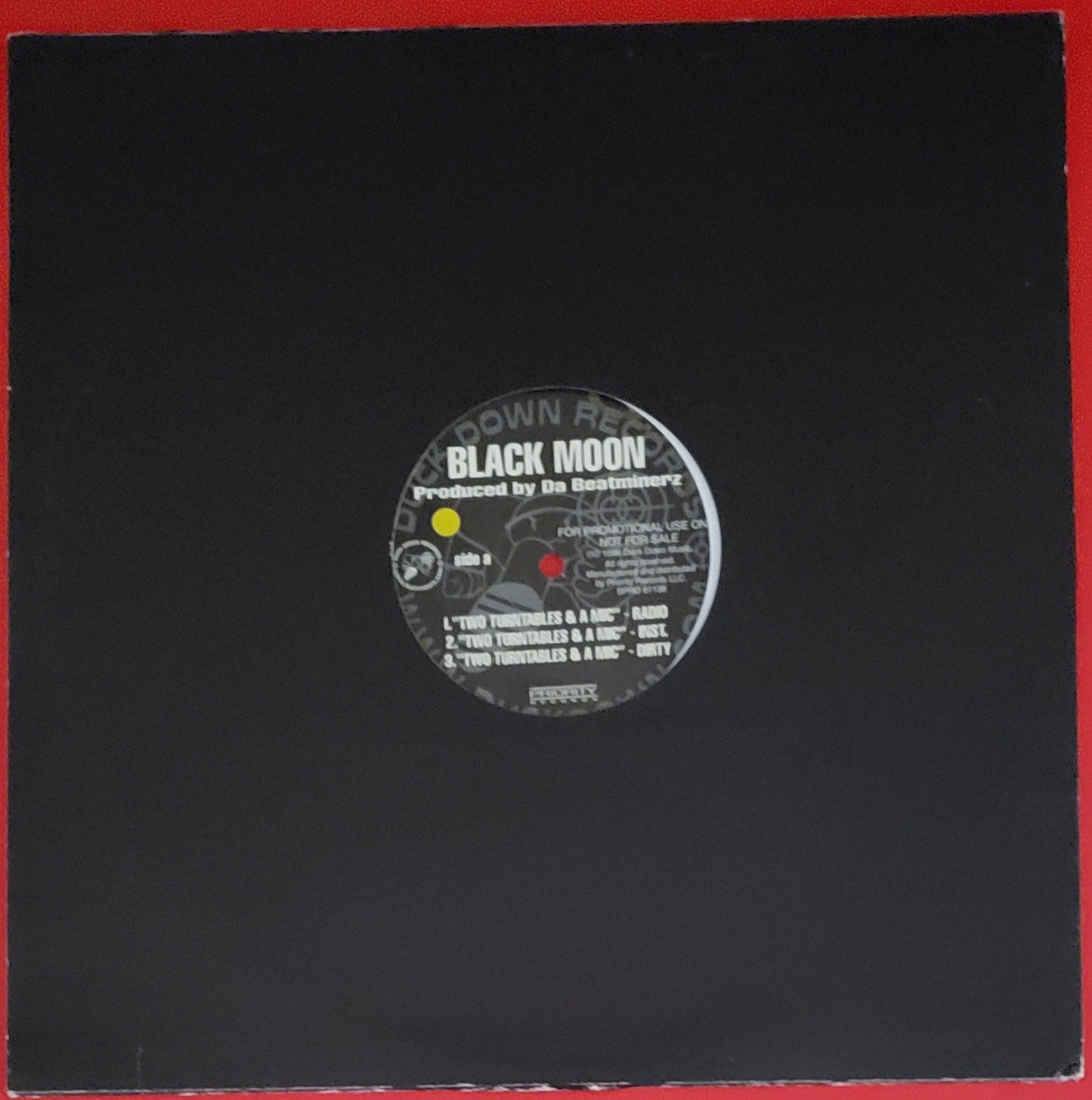 Black Moon- "Two Turntables & A Mic/One Two"( 12' LP Vinyl) Vintage-RARE!!