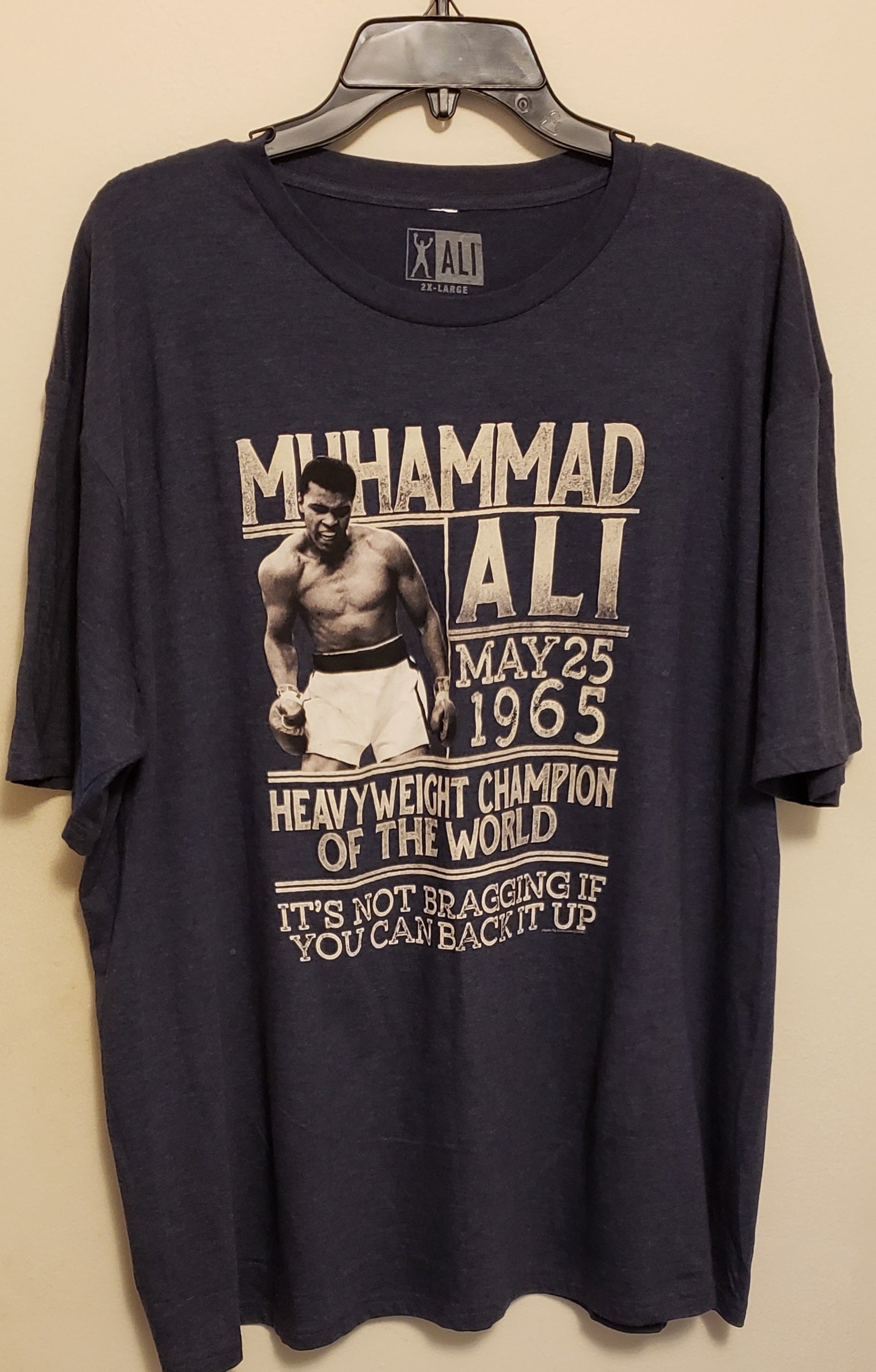 Mohamed ali t shirt on sale