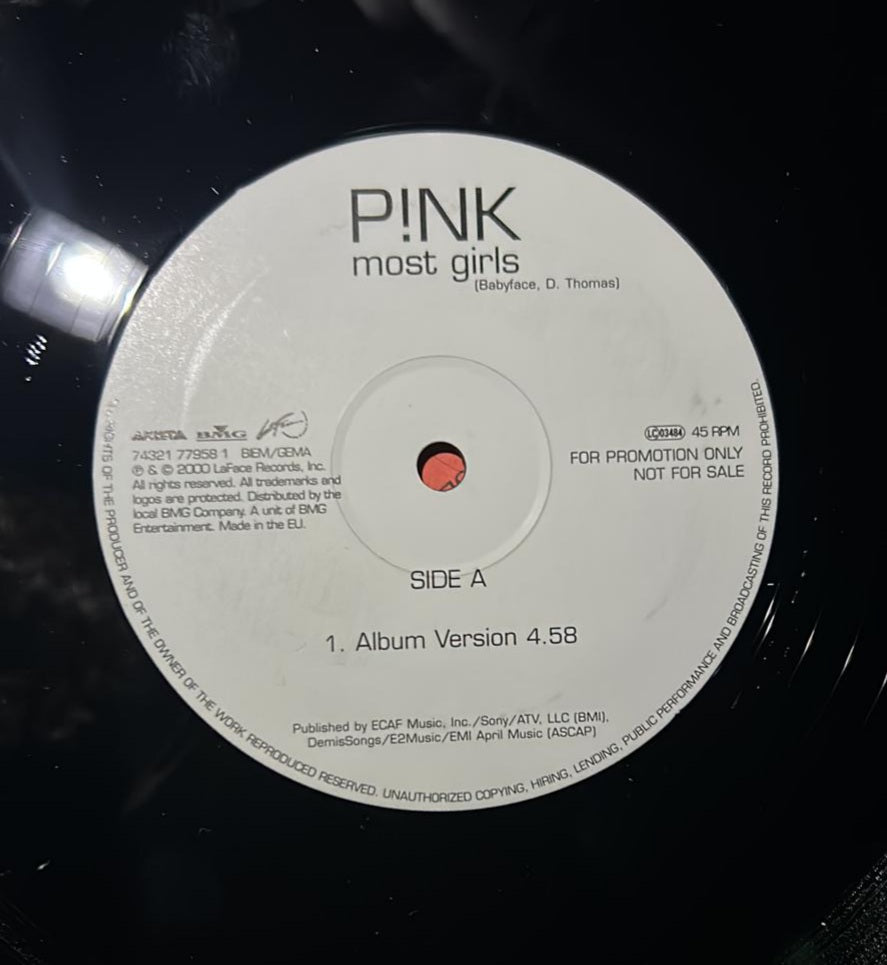 PINK "Girls" 12 "(LP Vinyl)