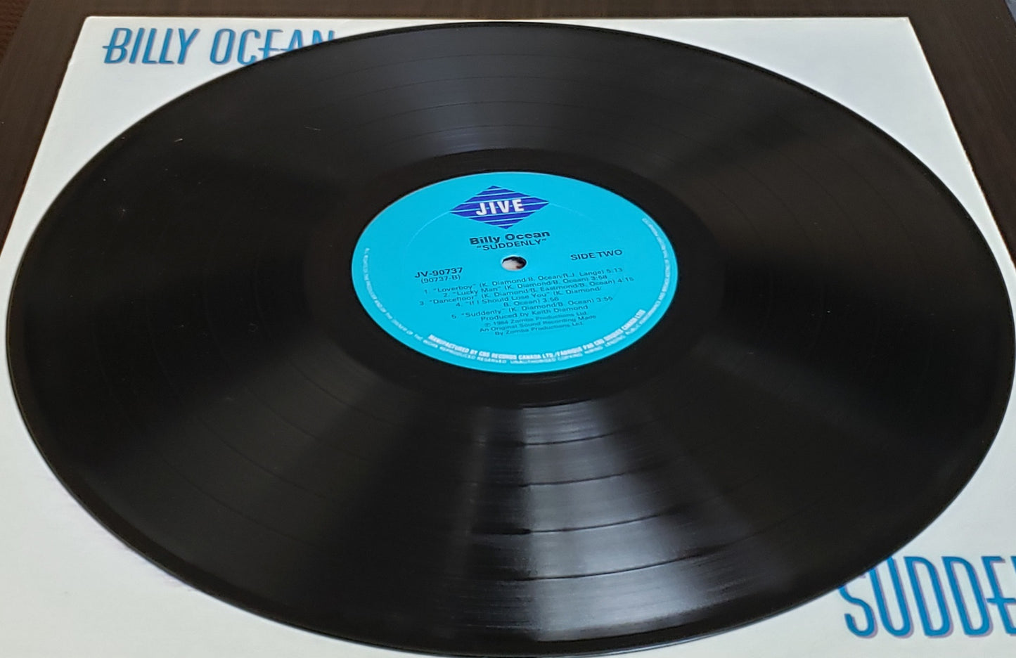 Billy Ocean "SUDDENLY" (Vinyl Album) Vintage