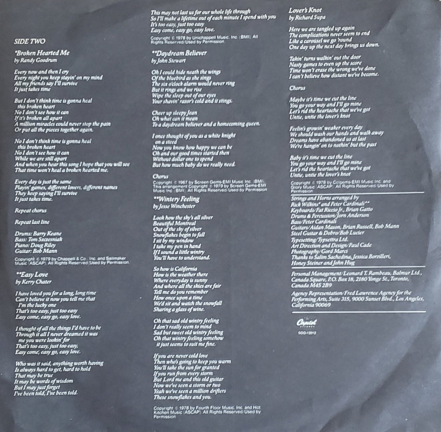 Anne Murray "I'll Always Love You" (LP Vinyl Album)