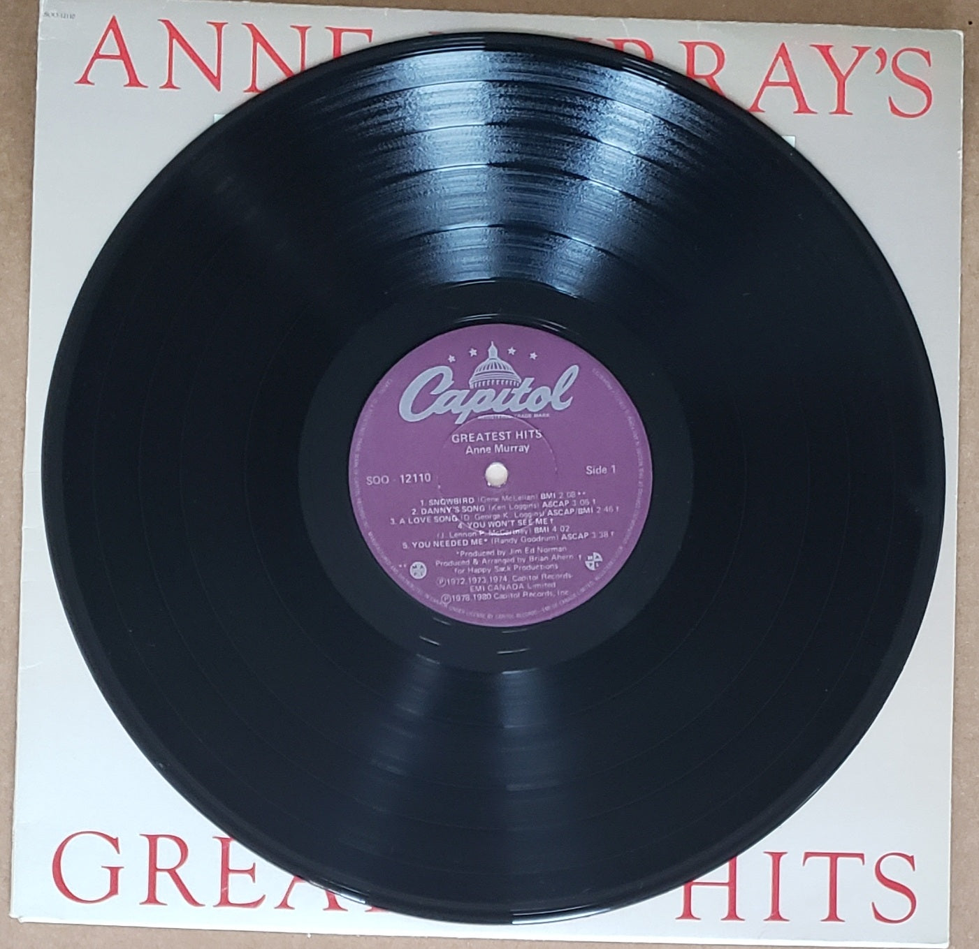 Anne Murray "Anne Murray's Greatest Hits" (Vinyl LP Album)