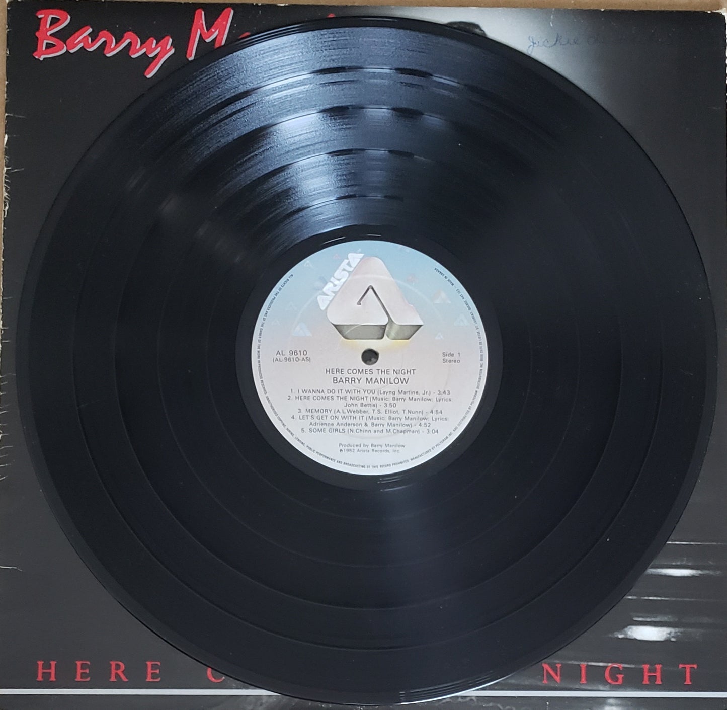 Barry Manilow "Here Comes The Night"(LP Vinyl Album )
