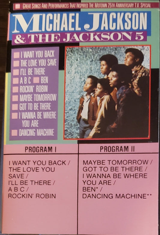 Michael Jackson & The Jackson 5 Great Songs & Performances  (Audio Cassette)