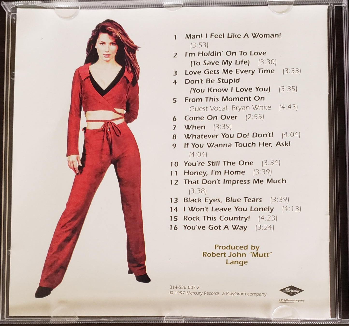 Shania Twain "Come On Over" (CD Album)