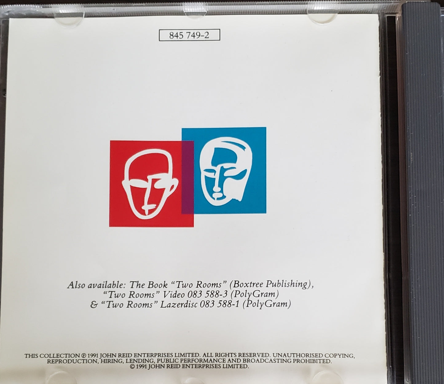 Two Rooms: Celebrating The Songs of Elton John & Bernie Taupin (CD Album)