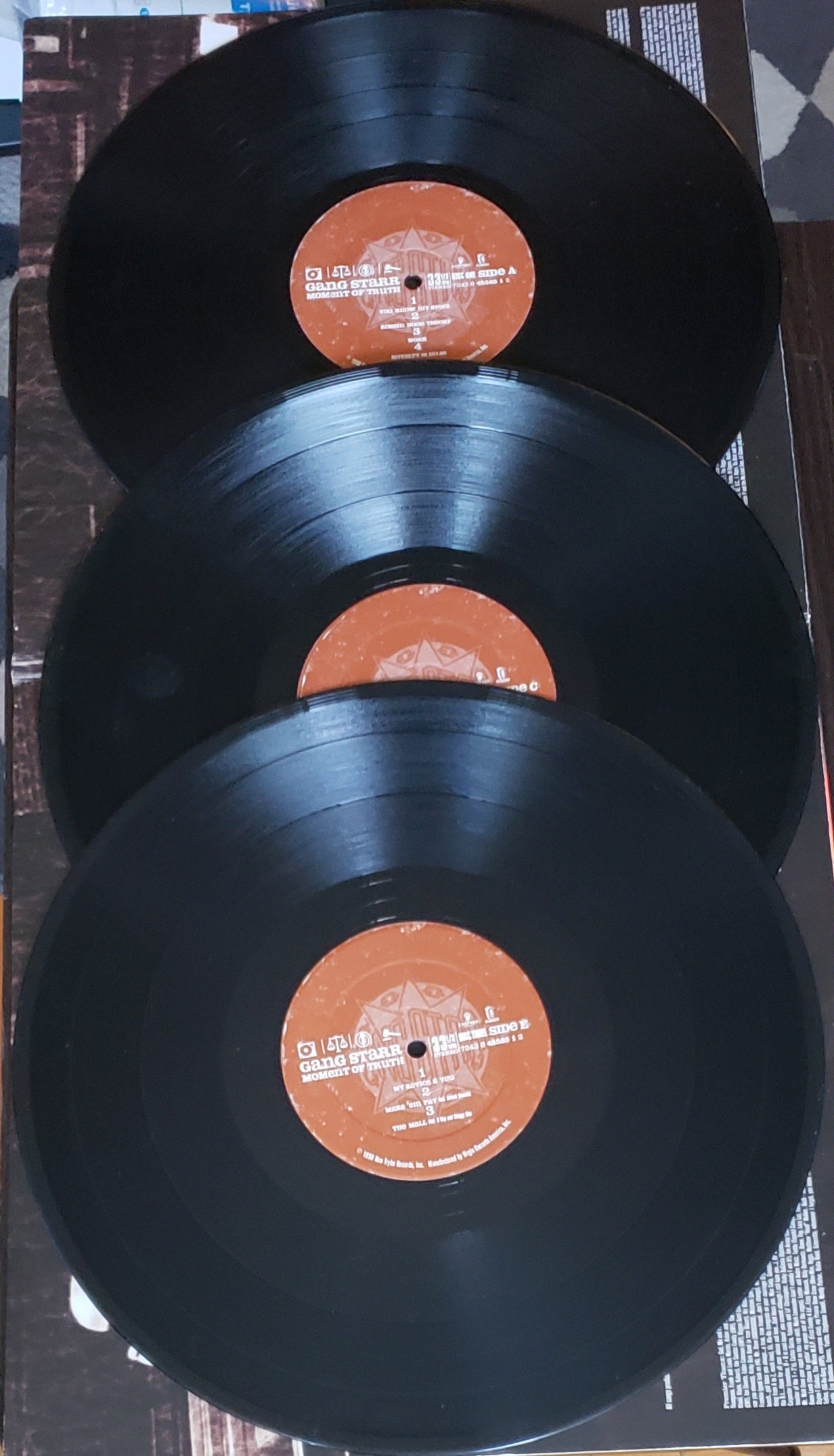 Gangstarr -" Moments Of Truth" (3X LP Vinyl) RARE!!