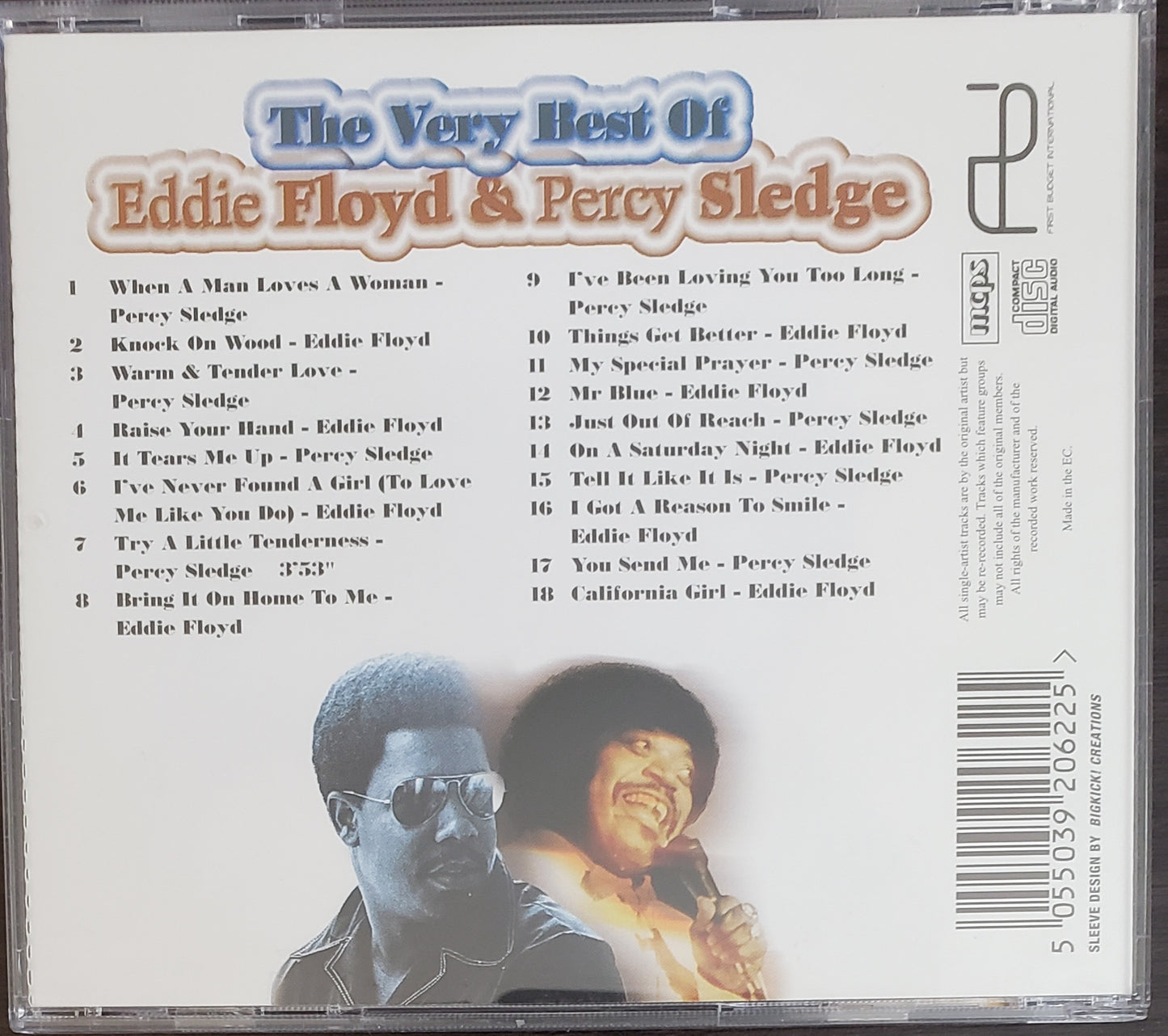 The Very Best Of Eddie Floyd & Percy Sledge (CD-Album)