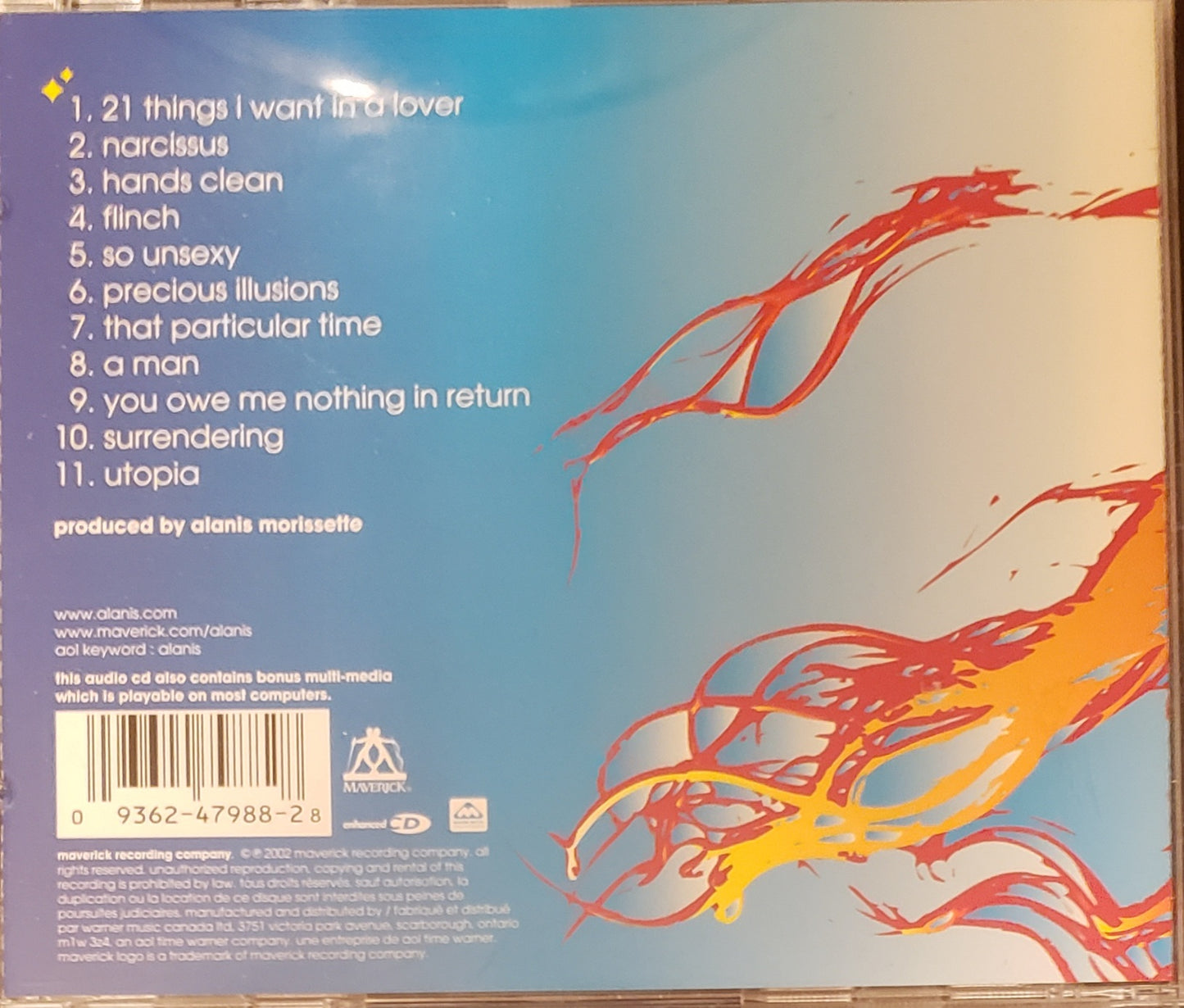 Alanis Morissette"Under Rug Swept"(CD)