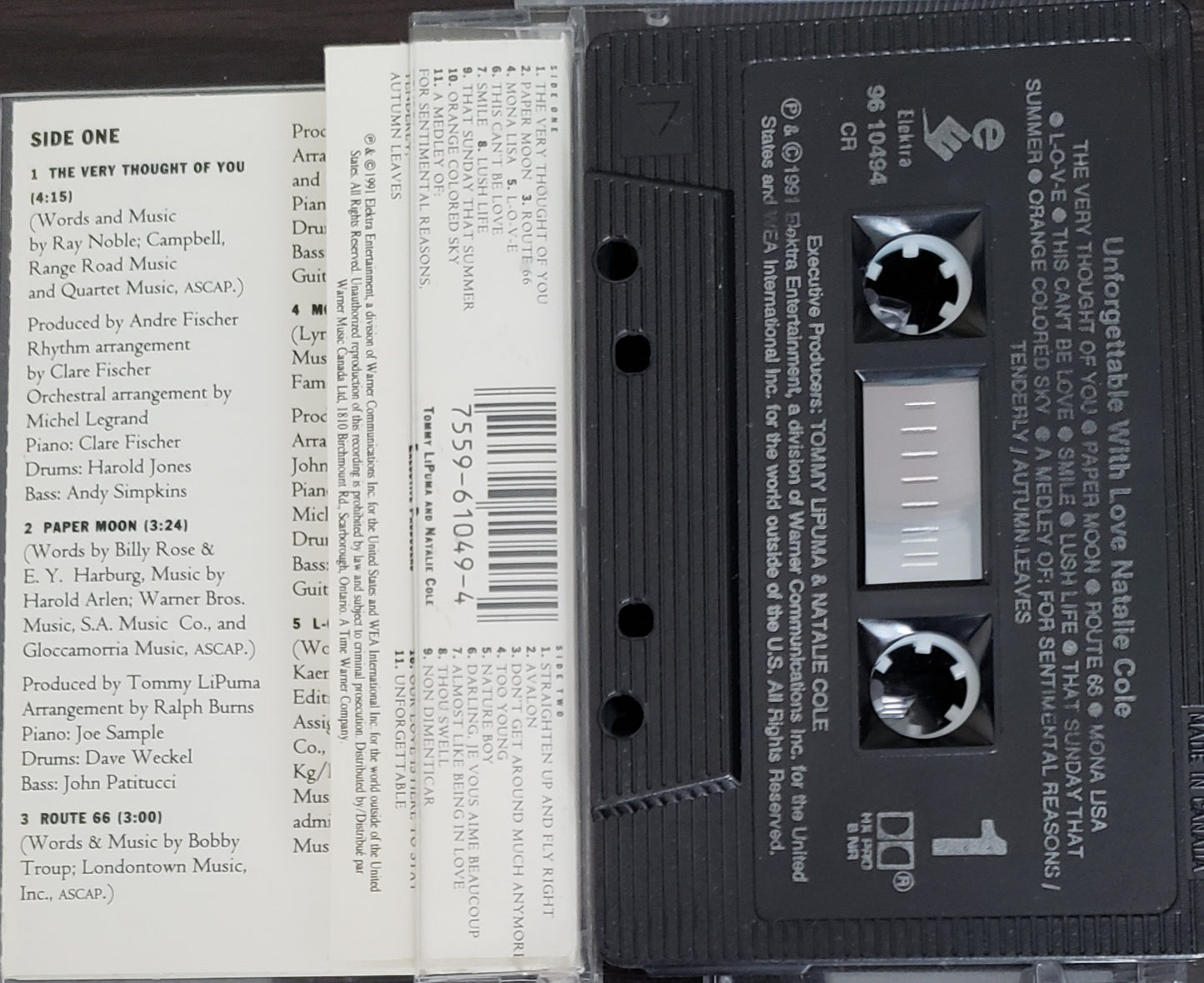 Natalie Cole: Unforgettable "With Love" (Audio Cassette Album)