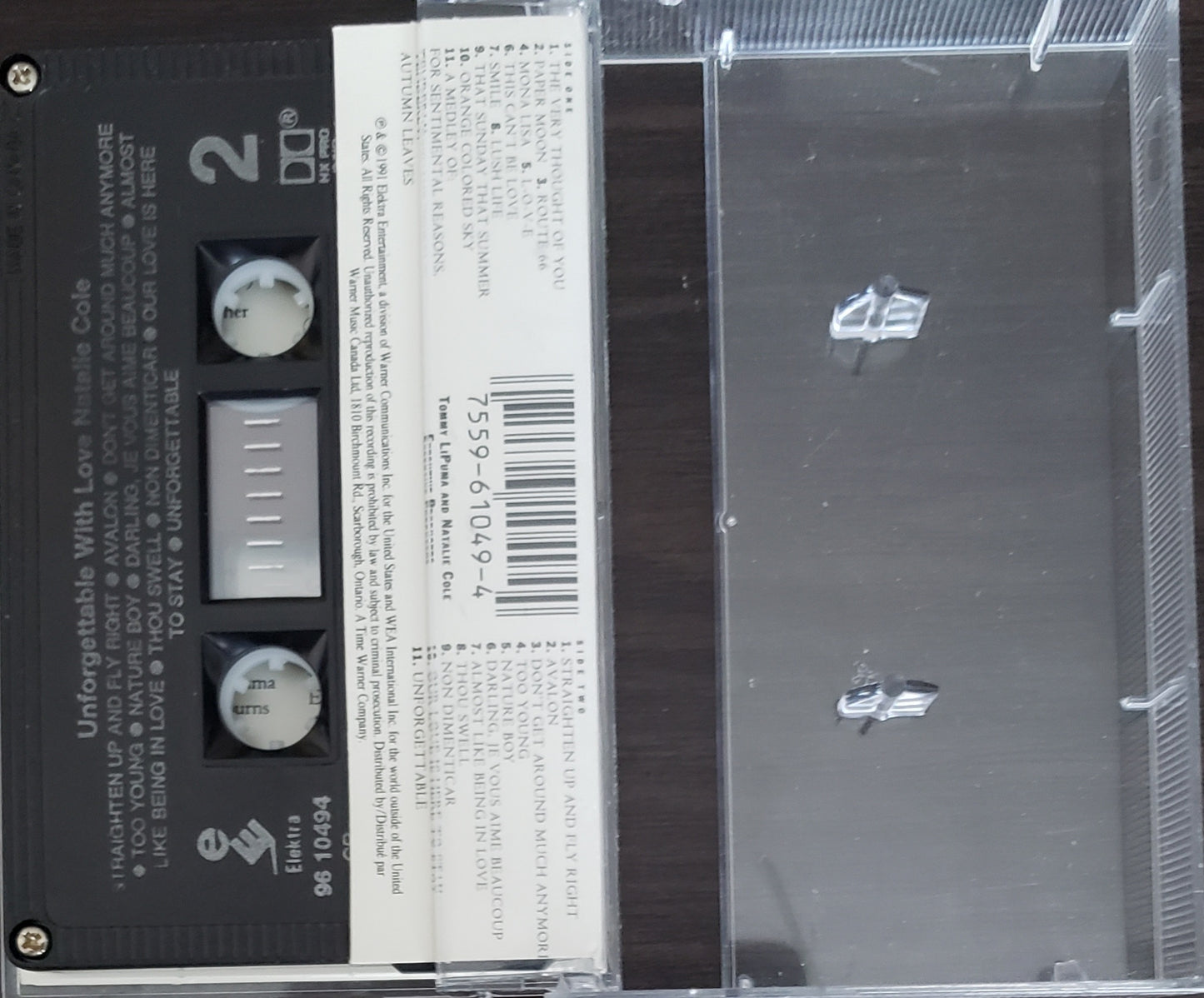 Natalie Cole: Unforgettable "With Love" (Audio Cassette Album)