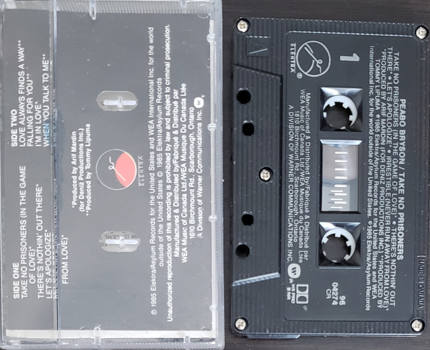 Peabo Bryson Take No Prisoners (Audio Cassette Album)