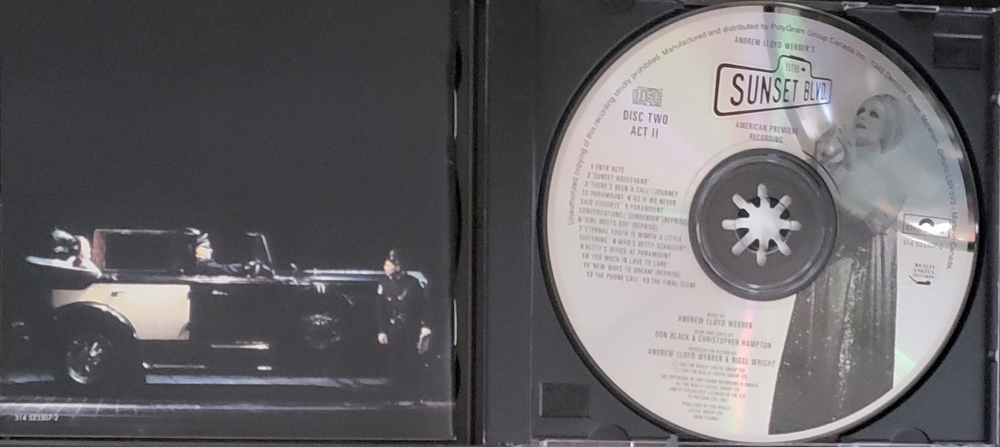 Andrew Lloyd Webber's "Sunset Boulevard" Double (CD Album)