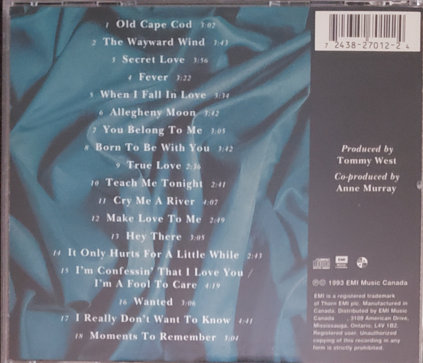 ANNE MURRAY "Croonin" (CD Album)