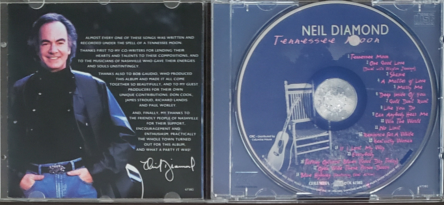Neil Diamond, "Tennessee Moon" (CD Album)