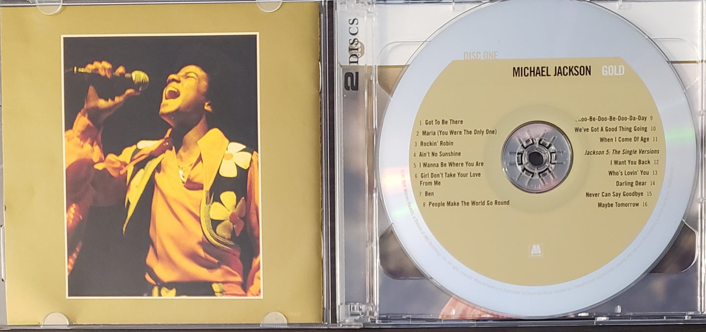 MICHAEL JACKSON "GOLD' (2-CDs Album) VINTAGE!!!
