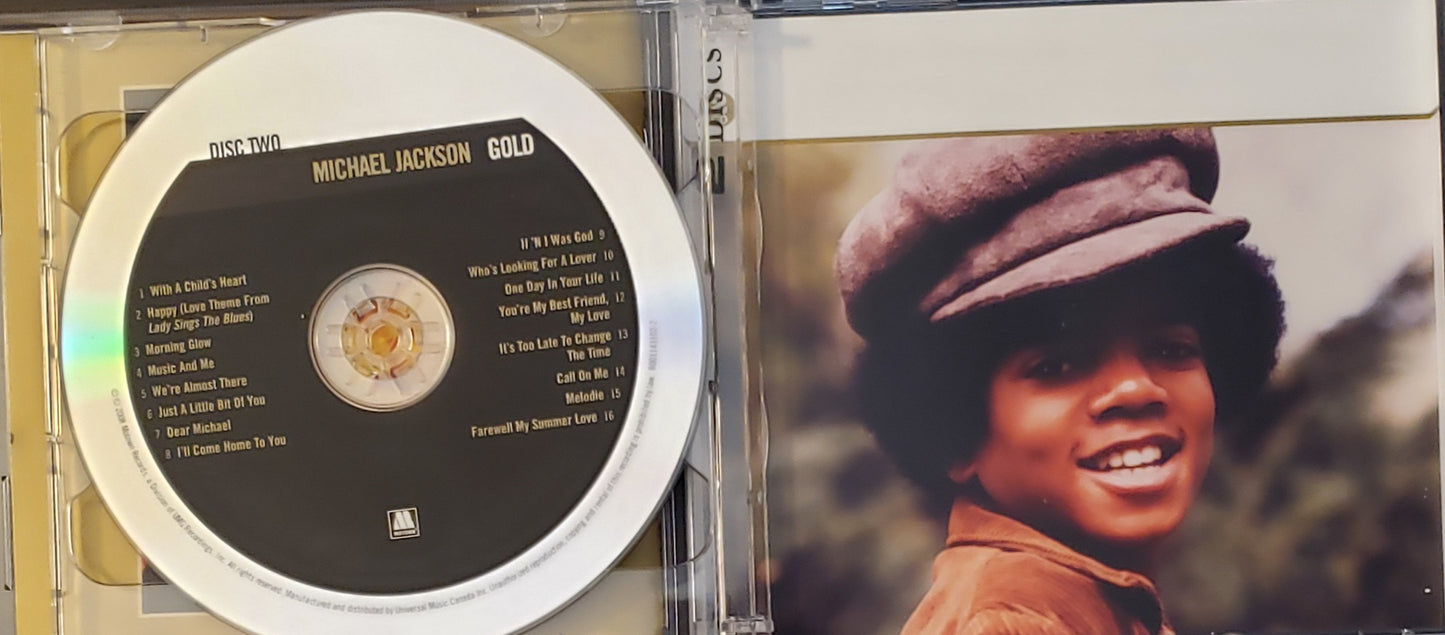 MICHAEL JACKSON "GOLD' (2-CDs Album) VINTAGE!!!
