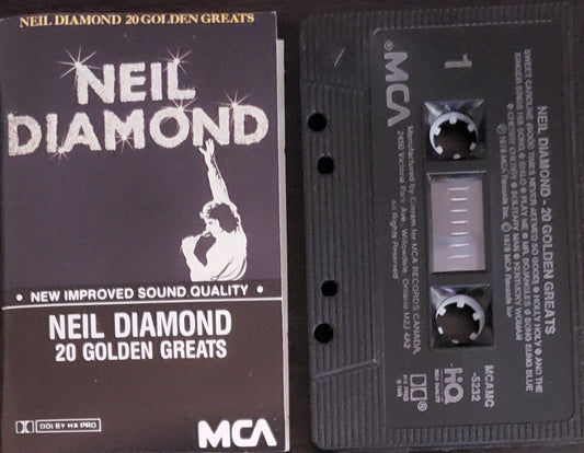 Neil Diamond" 20 Golden Great"s (Audio Cassette Tape)