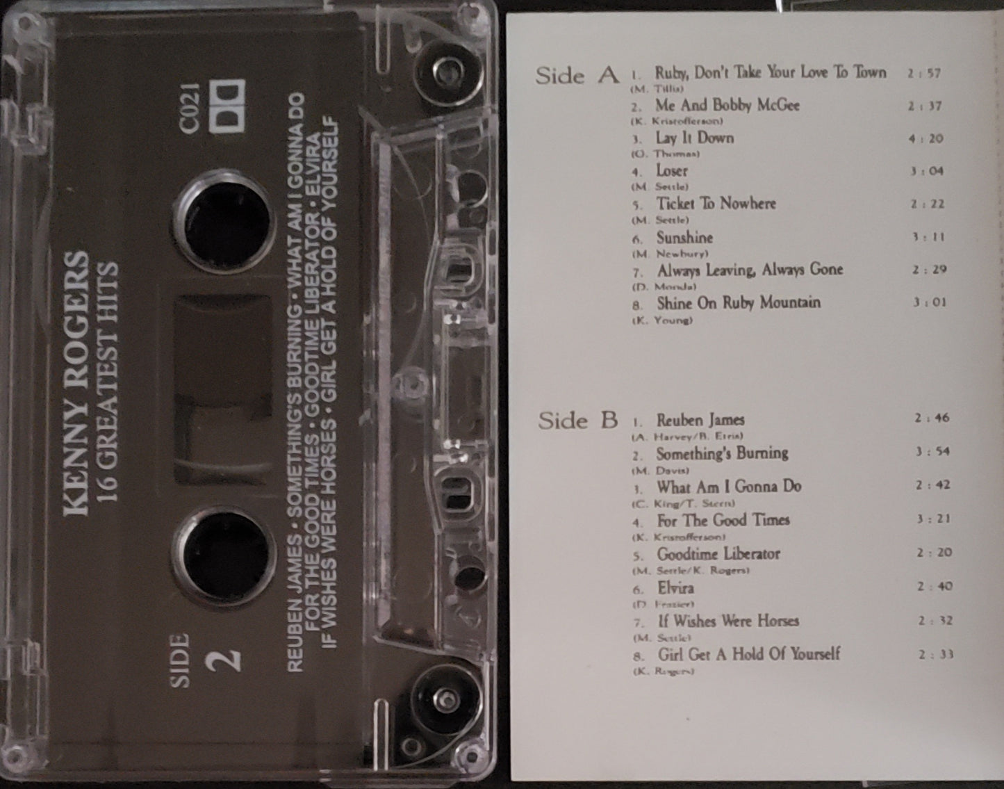 Kenny Rogers And The First Edition Greatest 16 Hits (Audio Cassette Tape)