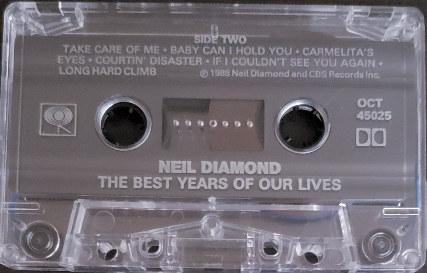 Neil Diamond " The Best Years Of Our Lives"(Audio Cassette Tape)
