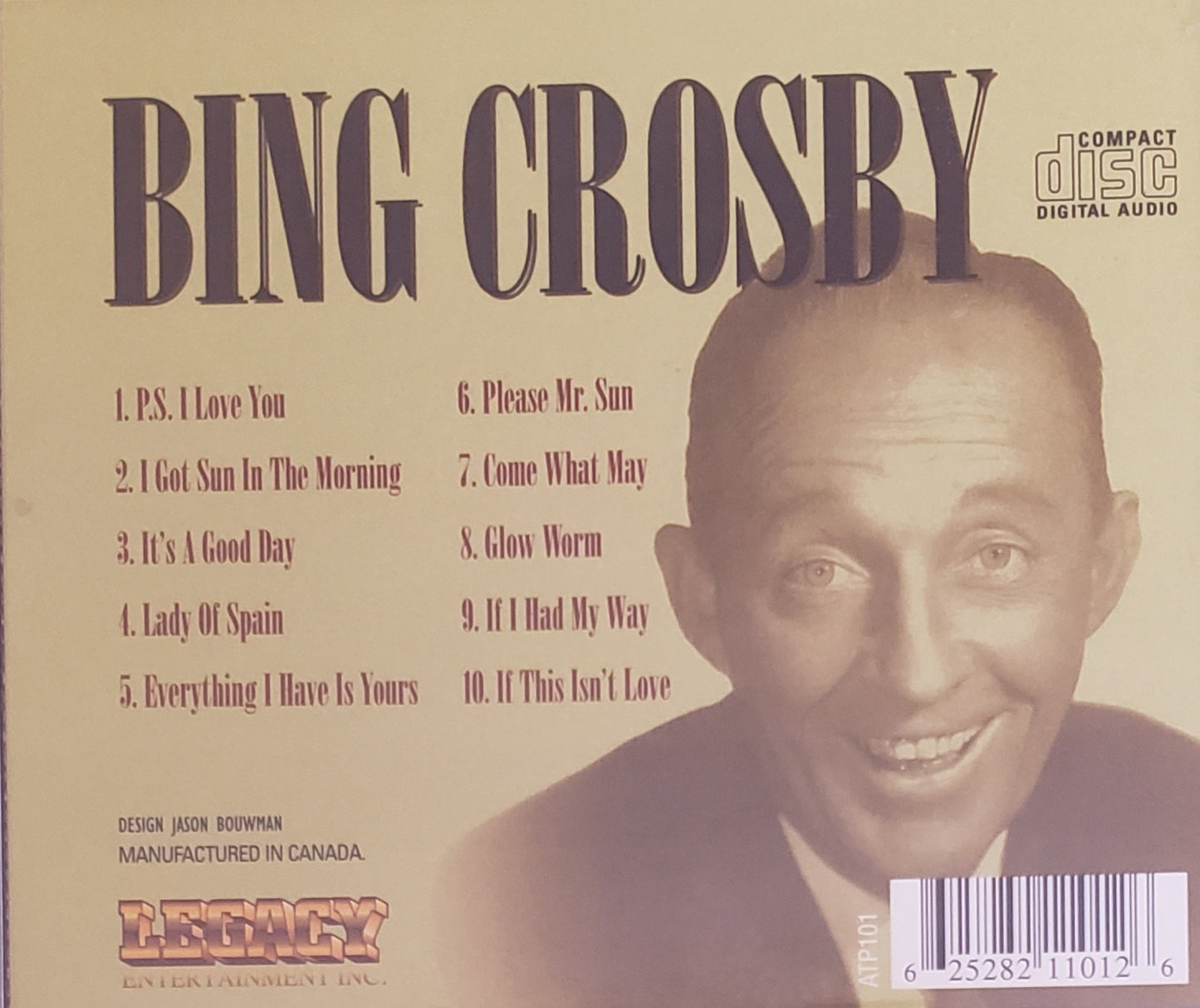 BING CROSBY "A Collection of Classics"(CD Album)