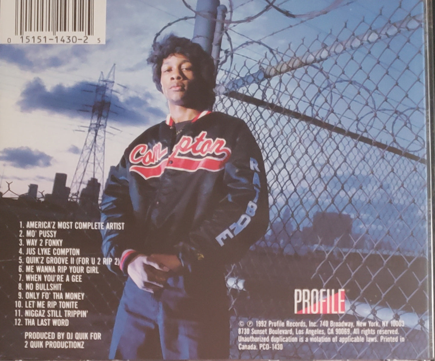 DJ QUICK "Way 2 Fonky" (CD Album)