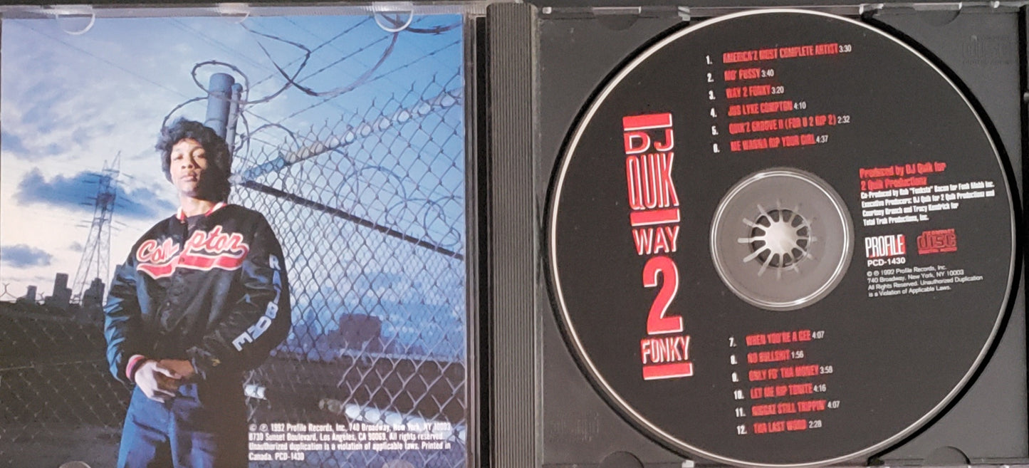 DJ QUICK "Way 2 Fonky" (CD Album)