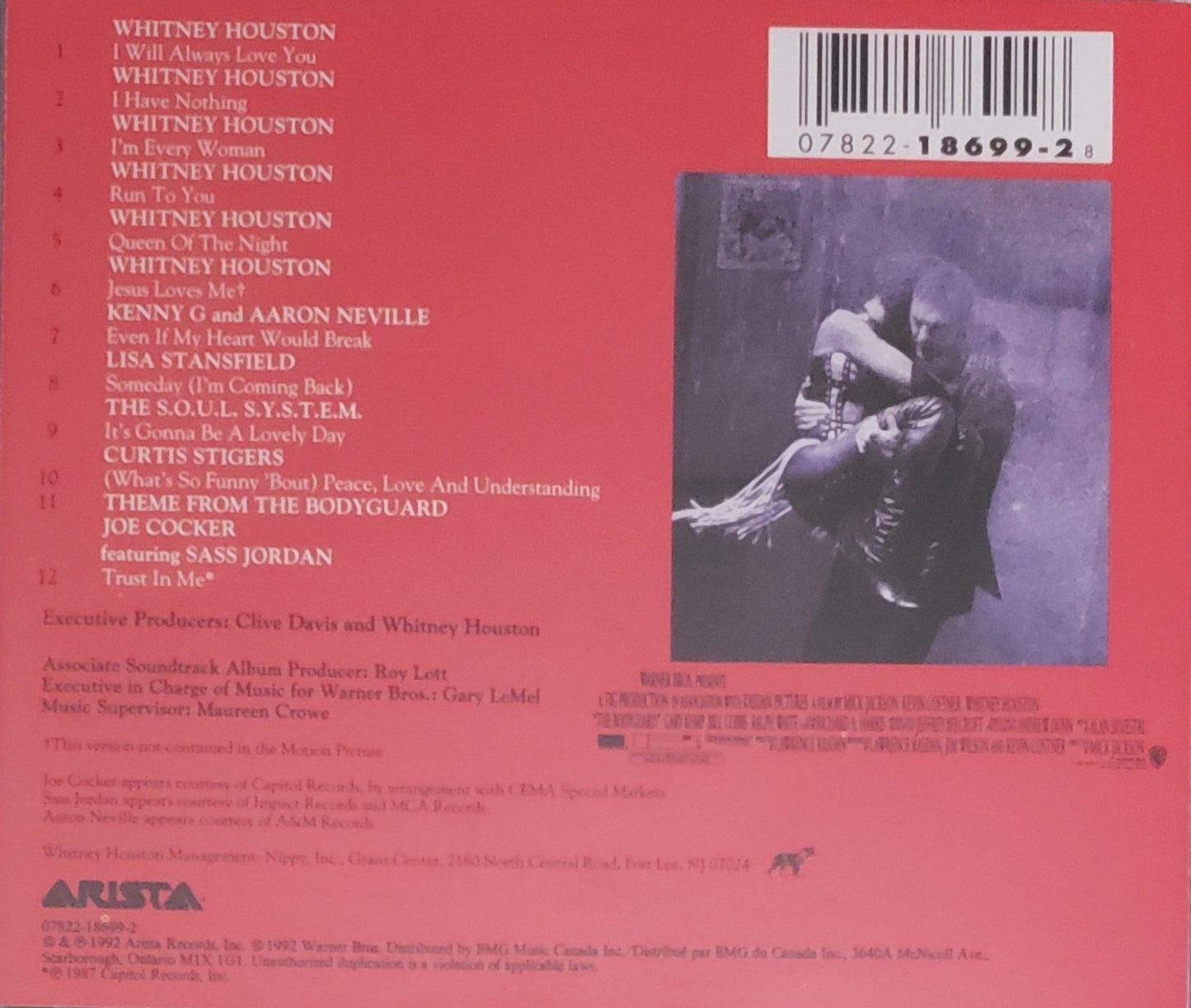 The Bodyguard (Original Soundtrack (CD Album)
