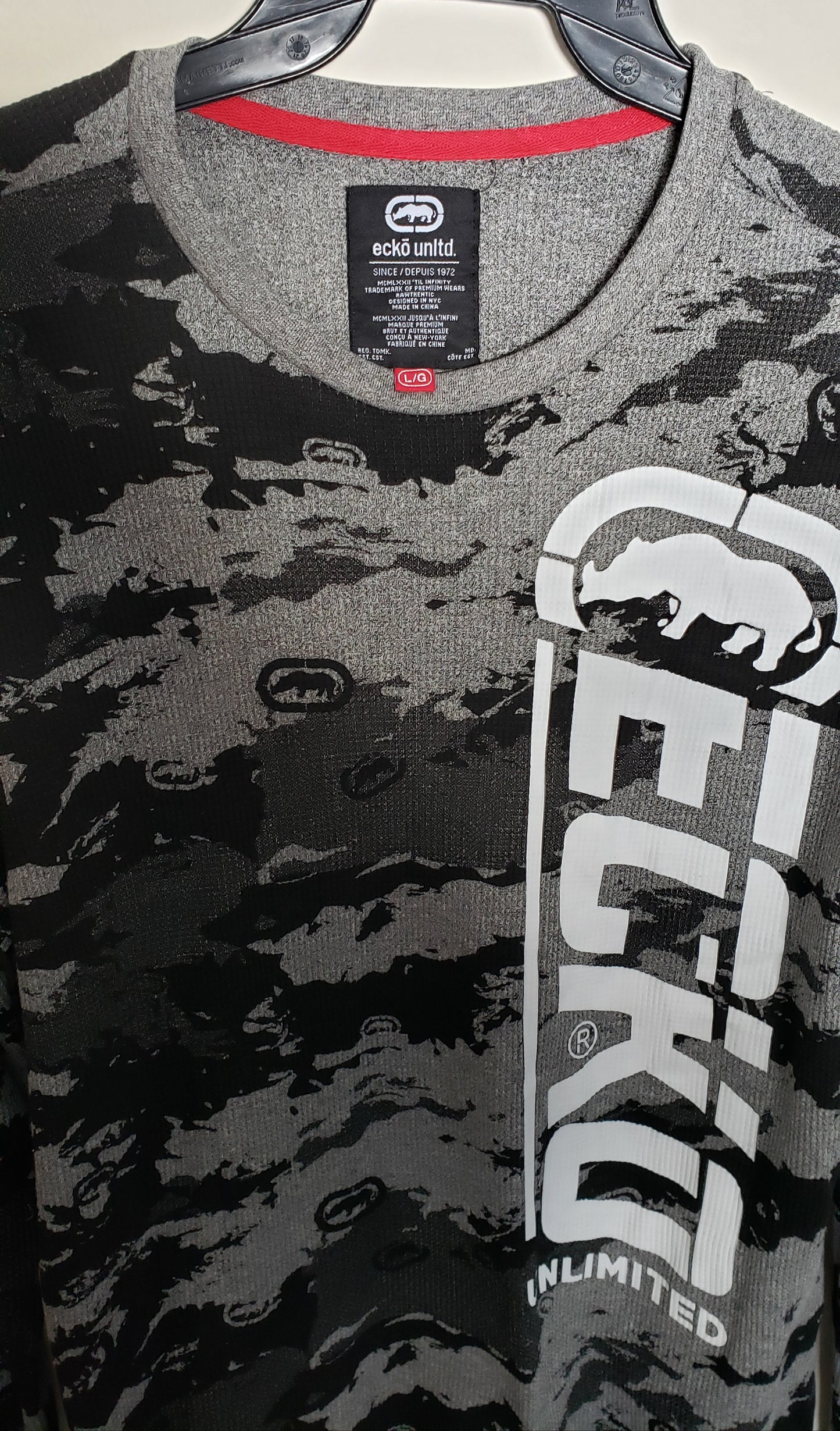 ecko unltd. "Men's Long Seeve Shirt"(L/G)
