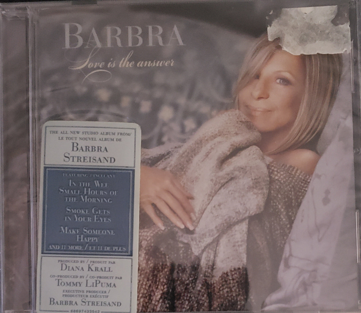 Barbra Streisand " Love Is the Answer" (CD Album)
