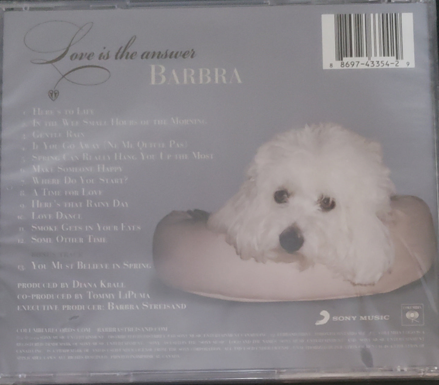 Barbra Streisand " Love Is the Answer" (CD Album)