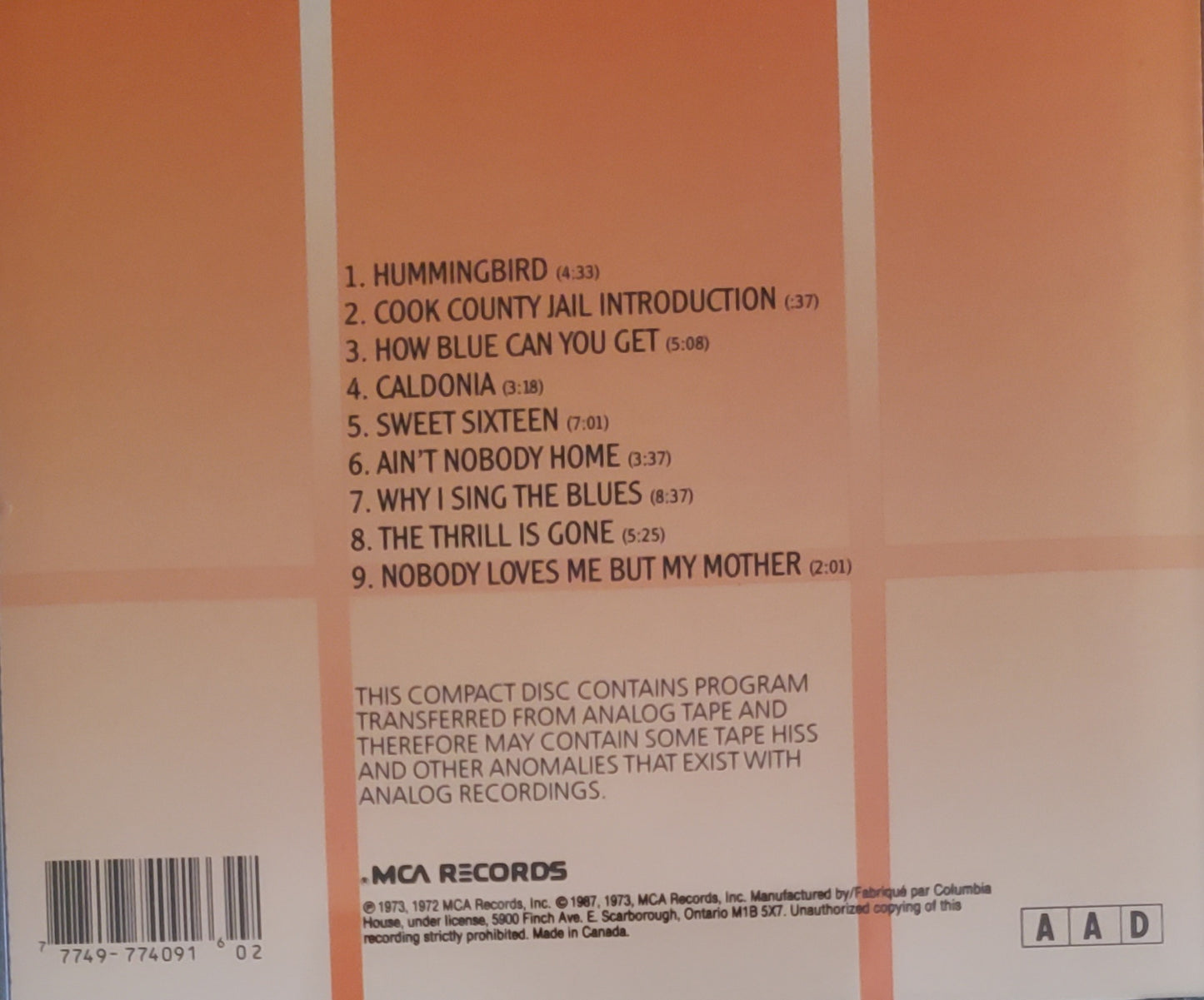The Best Of B.B. King (CD Album)
