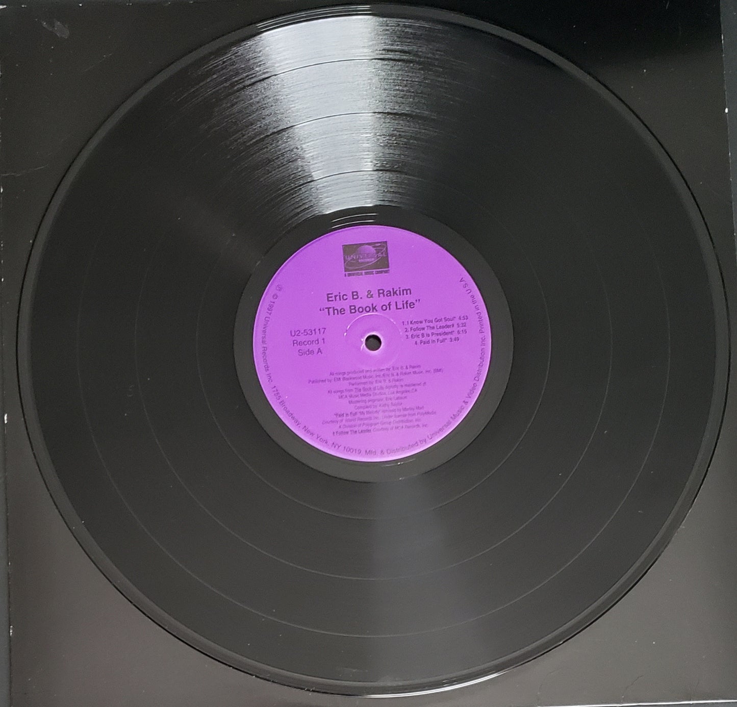 RAKIM "The Book Of Life"(2X LP Vinyl) VINTAGE