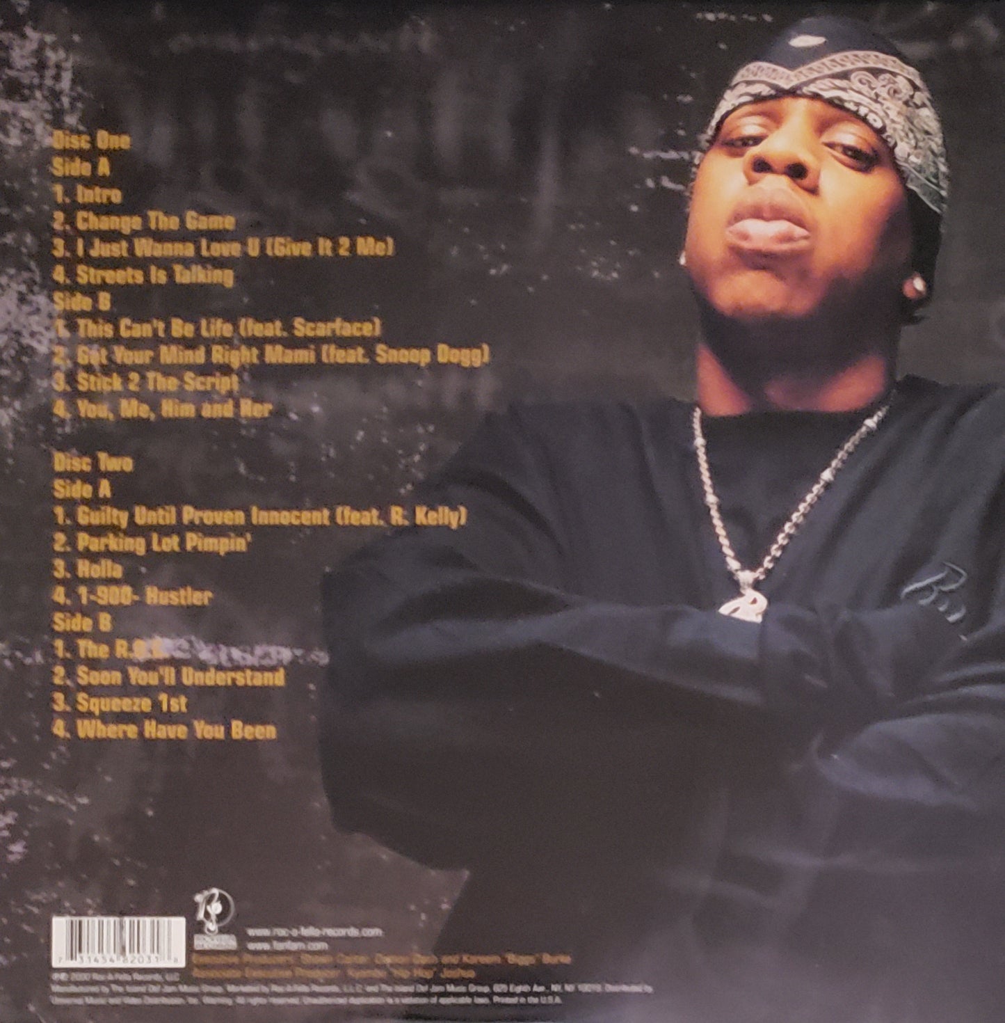 Jay-Z "The Dynasty Roc La Familia" (2000 ) (2xLP Vinyl)
