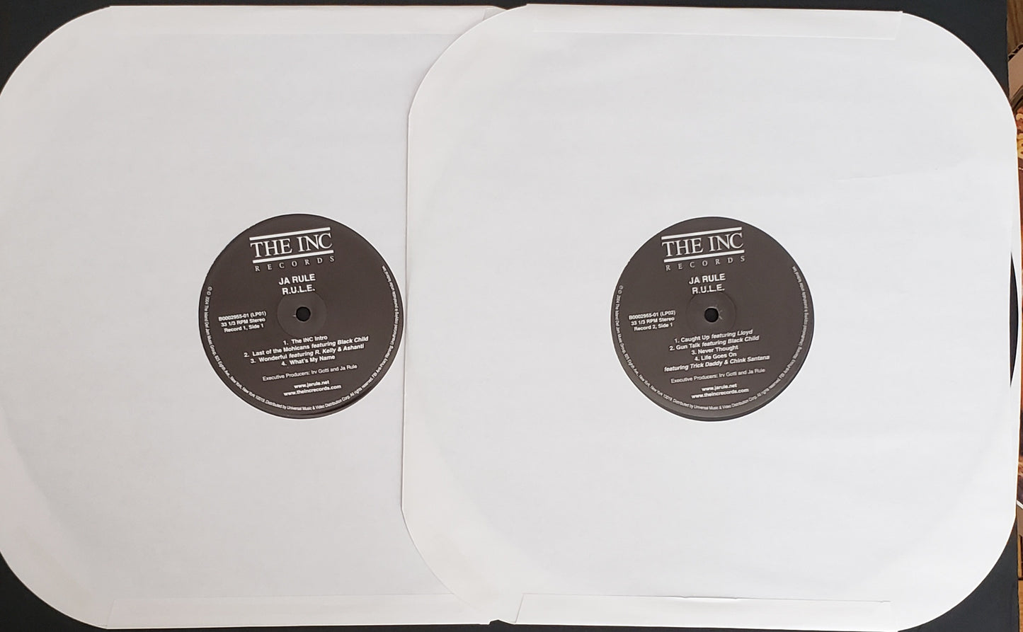 JA RULE "R.U.L.E" (2xLP Vinyl) RARE!!