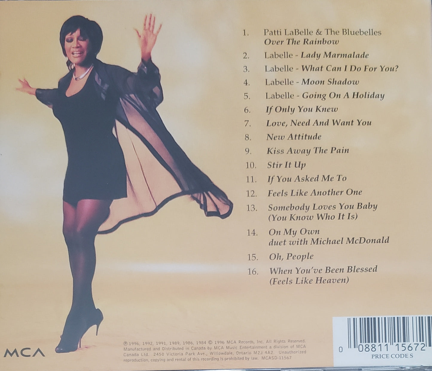 Patti Labelle" Greatest Hits (Audio CD)