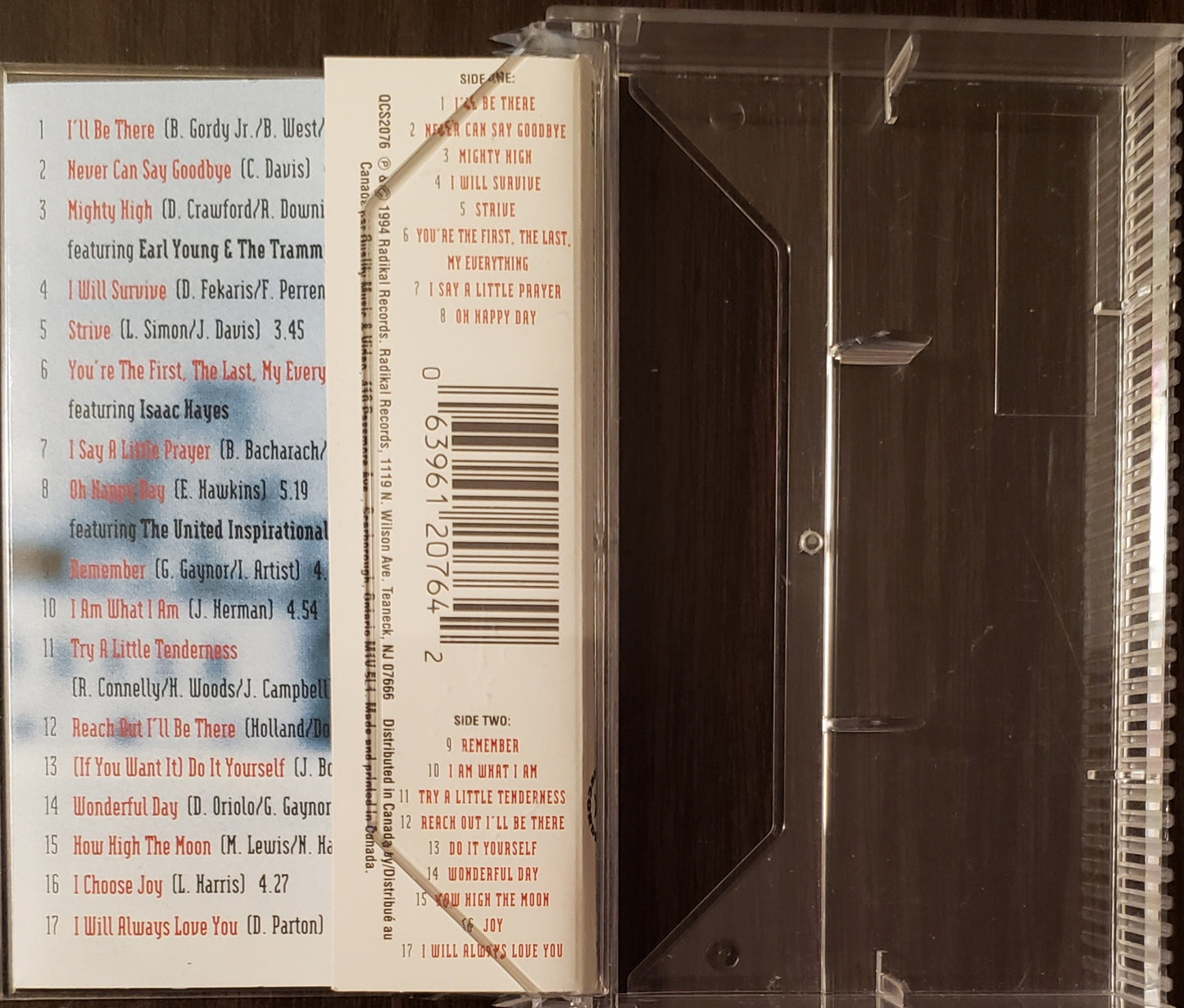 Gloria Gaynor "I'll Be There" (Audio Cassette)