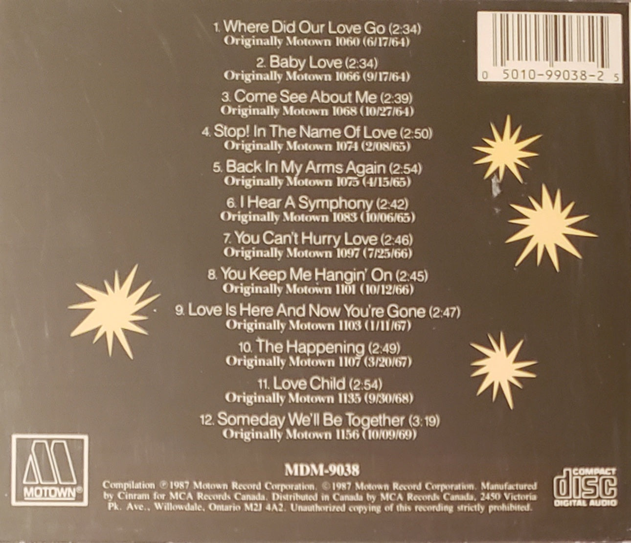 Diana Ross & Supremes Every Great #1 Hits (Audio CD)