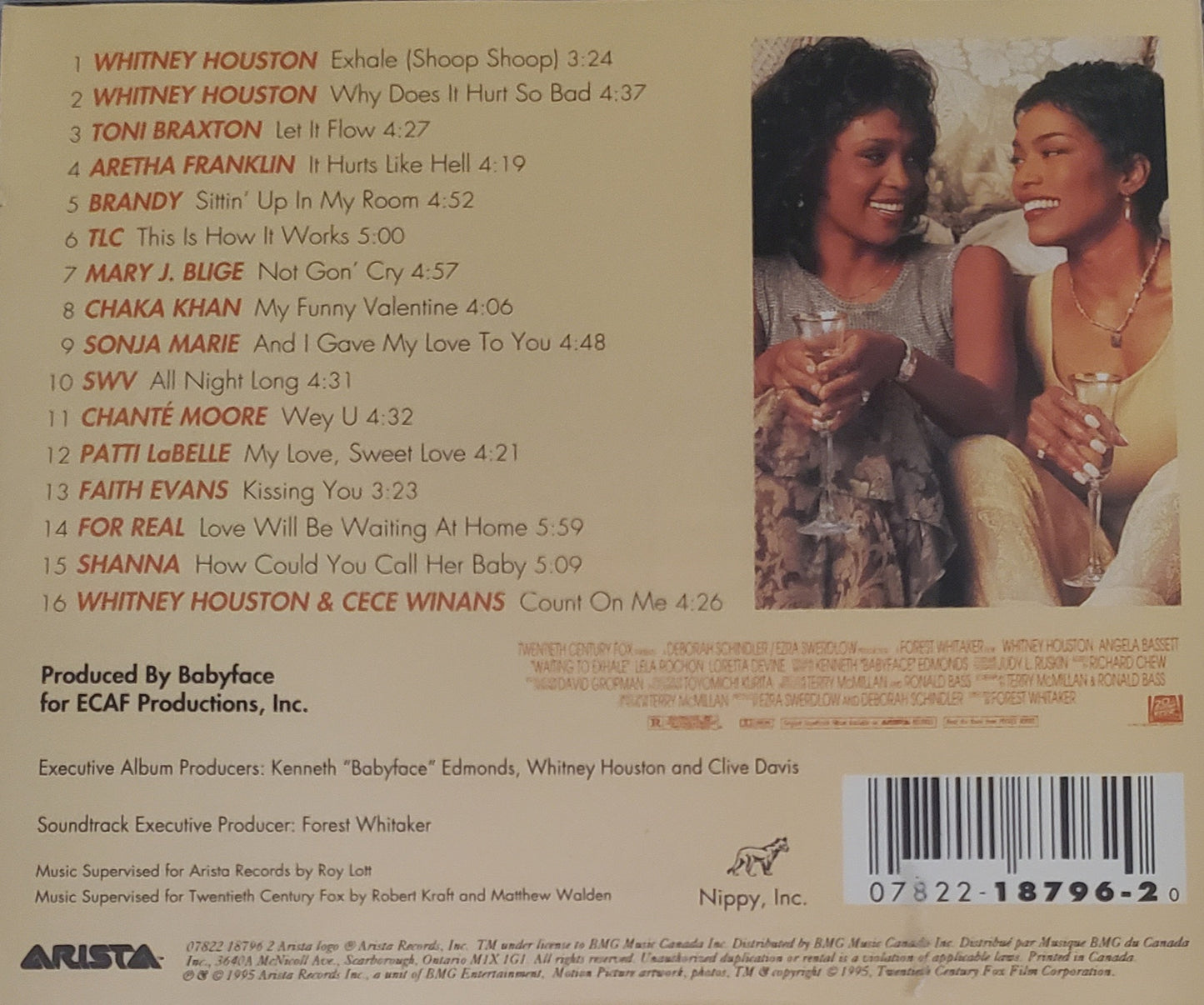 Waiting to Exhale "Original Soundtrack" (Audio CD)