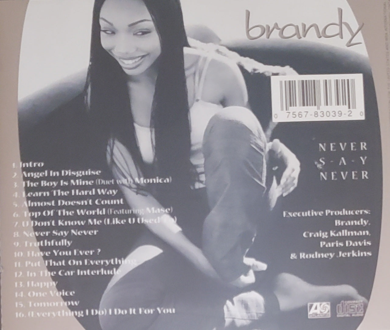 Brandy "Never Say Never (Audio CD)